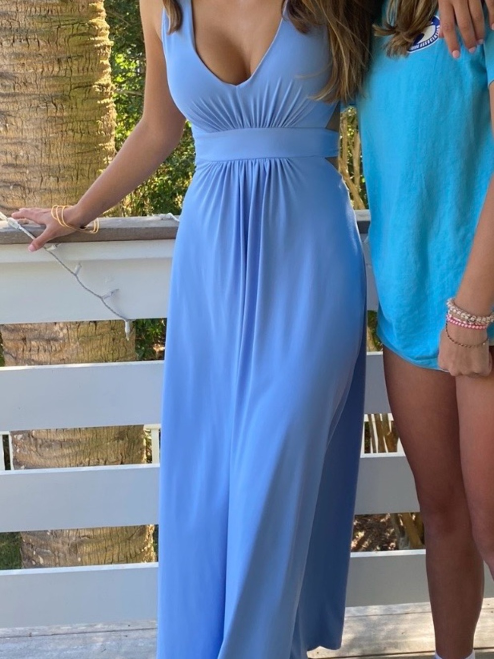 Susana Monaco Periwinkle Blue Maxi Dress